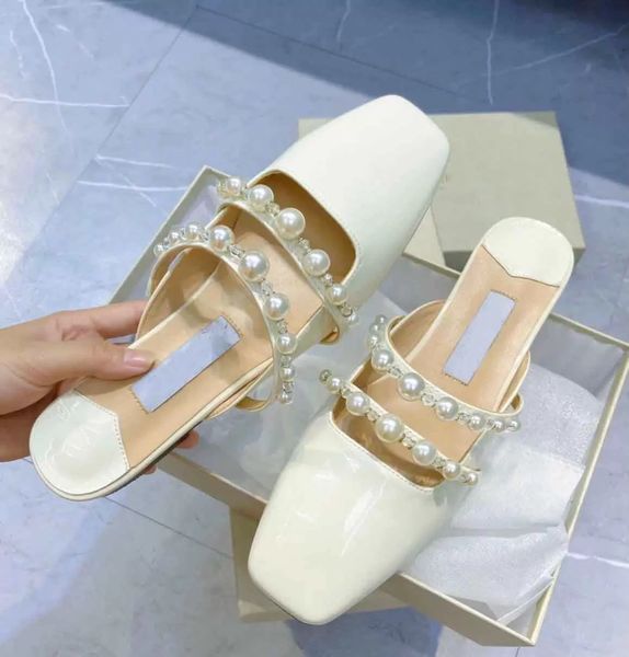 perfect designer women's amaya sandals flat dress shoes women mules square toe pearls chain lady slip on casual slipper party wedding e, Black
perfect designer women's amaya sandals flat dress shoes women mules square toe pearls chain lady slip on casual slipper party wedding e, Black