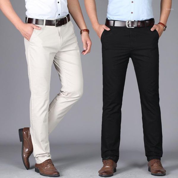 men's pants 2021 summer thin casual young middle-aged korean slim business cotton straight long street wear, Black
men's pants 2021 summer thin casual young middle-aged korean slim business cotton straight long street wear, Black
