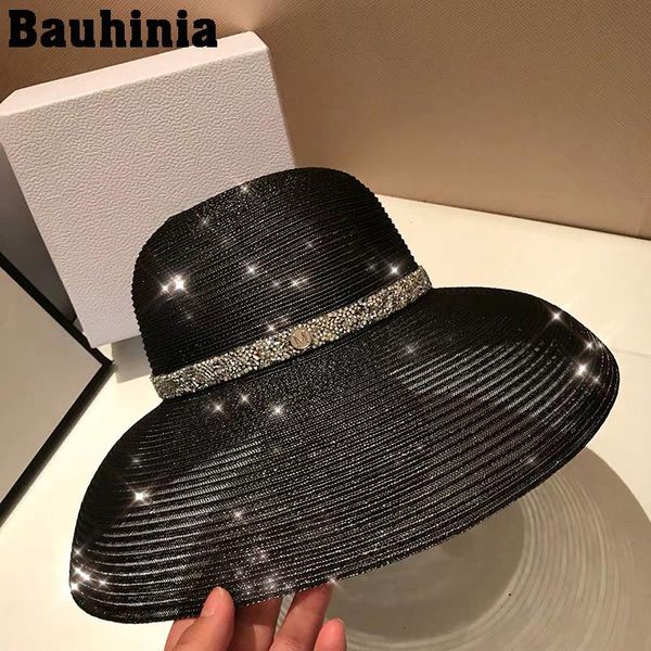 bauhinia 2021 women's sun straw hat elegant mesh cap beach sunscreen wide brim hats, Blue;gray
bauhinia 2021 women's sun straw hat elegant mesh cap beach sunscreen wide brim hats, Blue;gray