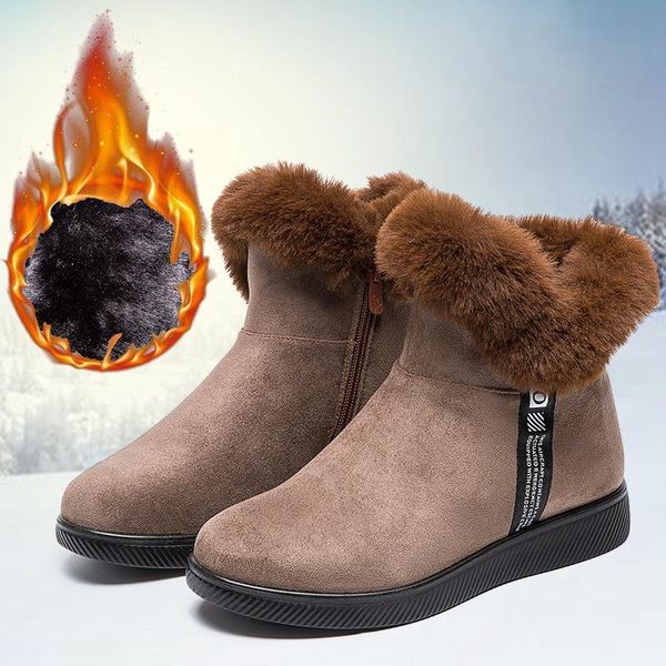 boots winter plush warm platform womens fashion non-slip snow boot flat comfortable casual walking shoe women shoes448, Black
boots winter plush warm platform womens fashion non-slip snow boot flat comfortable casual walking shoe women shoes448, Black