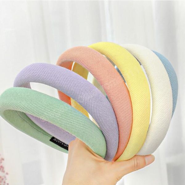 fashion women headband sponge hairband girls pure color headwear casual hair accessories, Silver
fashion women headband sponge hairband girls pure color headwear casual hair accessories, Silver