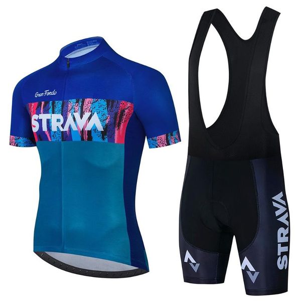 racing sets strava 2021 cycling wear men's outdoor suit summer professional team road bike short sleeve clothes mountain, Black;blue 
racing sets strava 2021 cycling wear men's outdoor suit summer professional team road bike short sleeve clothes mountain, Black;blue