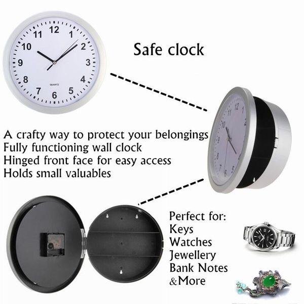 wall clocks 1pc hidden safe large clock safety box secret secuirty money jewellery stuff storage home office cash safes wholesale
wall clocks 1pc hidden safe large clock safety box secret secuirty money jewellery stuff storage home office cash safes wholesale