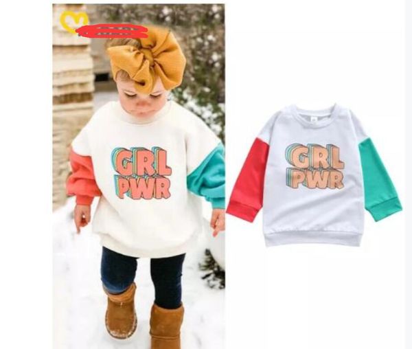 1-6y autumn kids baby girls sweatshirt grl pwr letter printed long sleeve pullover causal children clothes, Blue
1-6y autumn kids baby girls sweatshirt grl pwr letter printed long sleeve pullover causal children clothes, Blue