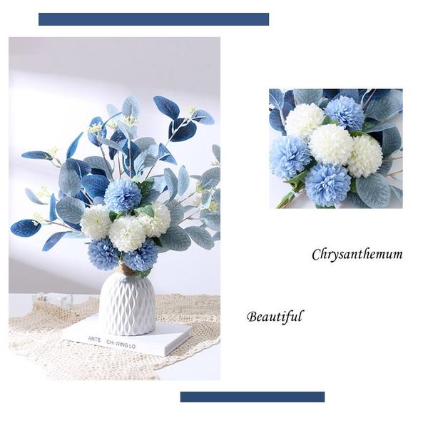 decorative flowers & wreaths 1pc 6 head chrysanthemum artificial flower bouquet home wedding decoration pography props fake indoor
decorative flowers & wreaths 1pc 6 head chrysanthemum artificial flower bouquet home wedding decoration pography props fake indoor