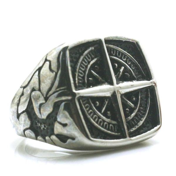 cluster rings mens boys 316l stainless steel cool compass punk gothic ring, Golden;silver
cluster rings mens boys 316l stainless steel cool compass punk gothic ring, Golden;silver
