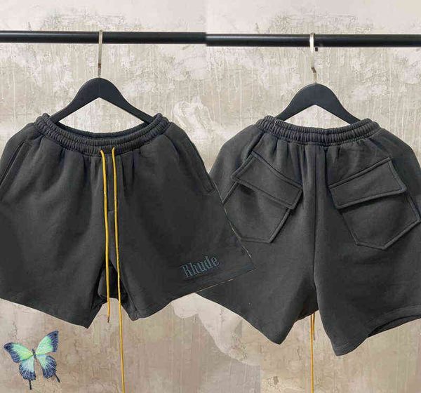 real picture vintage rh rhude shorts 100% cotton terry heavy fabric solid rhude short pants big pocket breeches h1206, White;black
real picture vintage rh rhude shorts 100% cotton terry heavy fabric solid rhude short pants big pocket breeches h1206, White;black