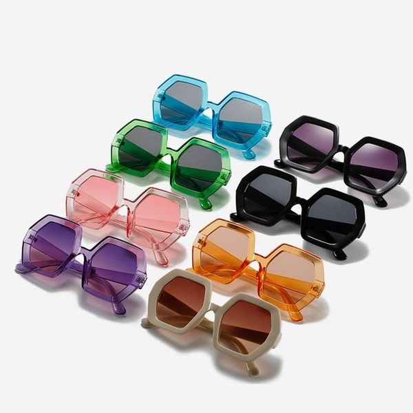 sunglasses multicolor acetate frame oversized for women fashion designer hexagon shades big sun glasses men trendy uv400, White;black
sunglasses multicolor acetate frame oversized for women fashion designer hexagon shades big sun glasses men trendy uv400, White;black