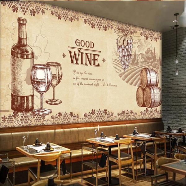 wallpapers europe and america hand-painted vintage wine winery background wall paper 3d bar ktv industrial decoration mural wallpaper
wallpapers europe and america hand-painted vintage wine winery background wall paper 3d bar ktv industrial decoration mural wallpaper