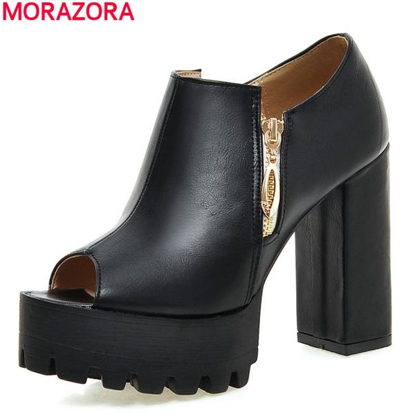 plus size 34-43 thick high heels platform women pumps peep toe quality zipper party wedding shoes woman dress, Black
plus size 34-43 thick high heels platform women pumps peep toe quality zipper party wedding shoes woman dress, Black
