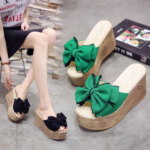 summer korean fashion wear thick bottom 12cm super high heel sponge hair slippers, Black
summer korean fashion wear thick bottom 12cm super high heel sponge hair slippers, Black