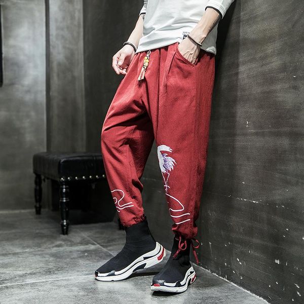 m-5xl plus size men streetwear drawstring linen pants 2021 fashion korean style men loose fit elastic waist mens trousers xxxxxl, Black
m-5xl plus size men streetwear drawstring linen pants 2021 fashion korean style men loose fit elastic waist mens trousers xxxxxl, Black