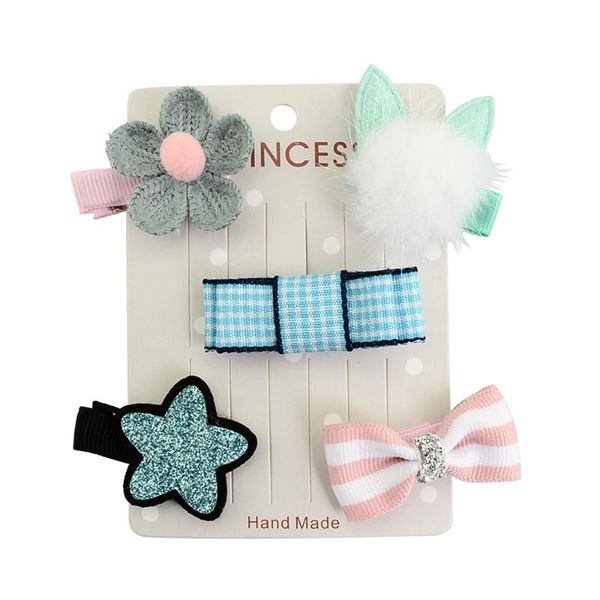 5pcs/set 5 designs fashion hair bows with clips for kids girls crown flower stars accessories 680, Slivery;white
5pcs/set 5 designs fashion hair bows with clips for kids girls crown flower stars accessories 680, Slivery;white