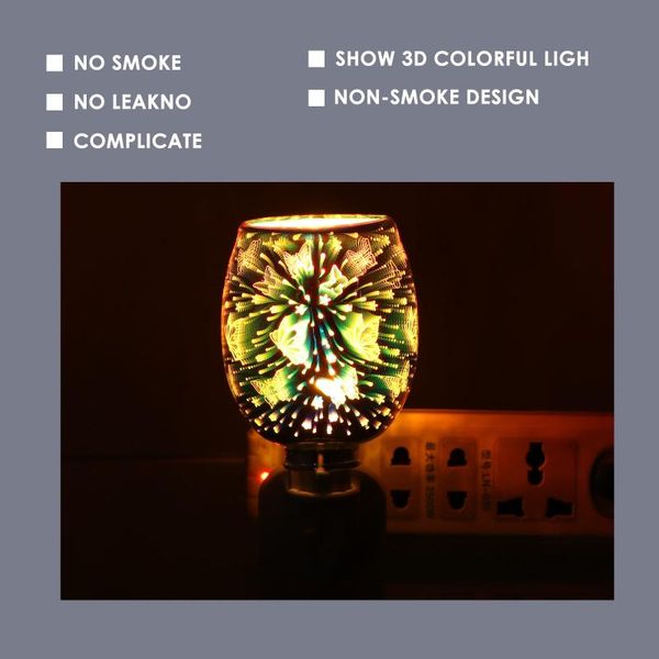 practice oil diffuser electric candle warmer glass wax melt with 3d firework effect night light tart burner aroma decor fragrance lamps
practice oil diffuser electric candle warmer glass wax melt with 3d firework effect night light tart burner aroma decor fragrance lamps
