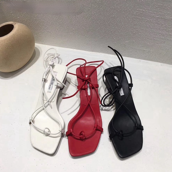 fashion square toe sandals women low heel lace up sandal back strap ankle wrap cross-tied summer buckle thin belt shoes women gladiator sand, Black
fashion square toe sandals women low heel lace up sandal back strap ankle wrap cross-tied summer buckle thin belt shoes women gladiator sand, Black