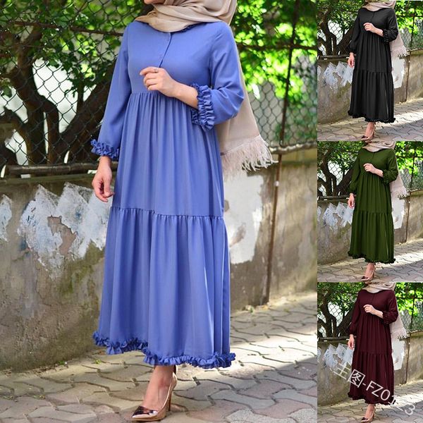 eid ruffles pleated abaya turkey muslim hijab dress ramadan moroccan kaftan dubai islamic clothing african dresses women robe, Red
eid ruffles pleated abaya turkey muslim hijab dress ramadan moroccan kaftan dubai islamic clothing african dresses women robe, Red
