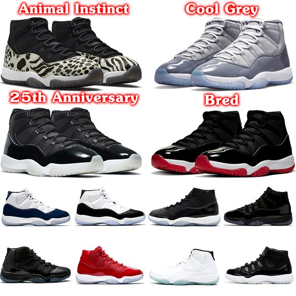 ael jumpman 11s basketball shoes for men women 11 cool grey animal instinct 25th anniversary bred cap and gown concord blue mens trainers sp
ael jumpman 11s basketball shoes for men women 11 cool grey animal instinct 25th anniversary bred cap and gown concord blue mens trainers sp