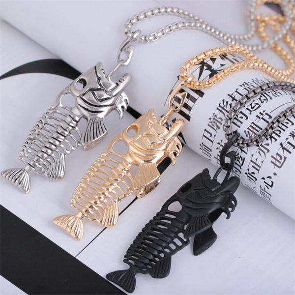 pendant necklaces hihn-quality design arrived delicate fish bone necklace jewelry wholesale exaggerated metal, Silver
pendant necklaces hihn-quality design arrived delicate fish bone necklace jewelry wholesale exaggerated metal, Silver