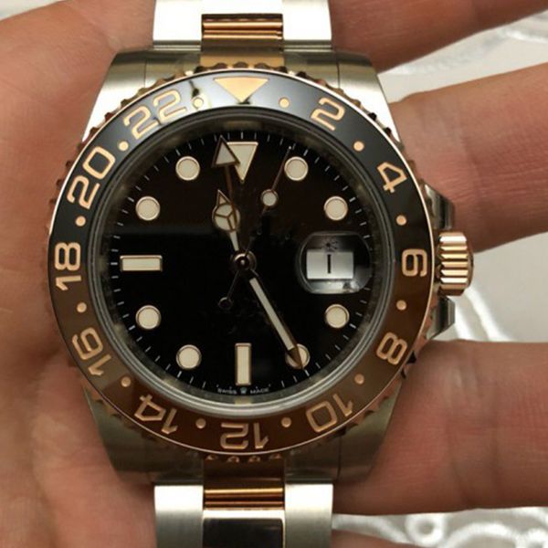 rosegold gmt2 listed v3 version 2813 batman mens watch automatic movement ceramic rotating bezel sapphire glass c, Slivery;brown
rosegold gmt2 listed v3 version 2813 batman mens watch automatic movement ceramic rotating bezel sapphire glass c, Slivery;brown