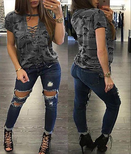 summer short sleeve camouflage loose women t shirts casual hollow out gray army green, White
summer short sleeve camouflage loose women t shirts casual hollow out gray army green, White