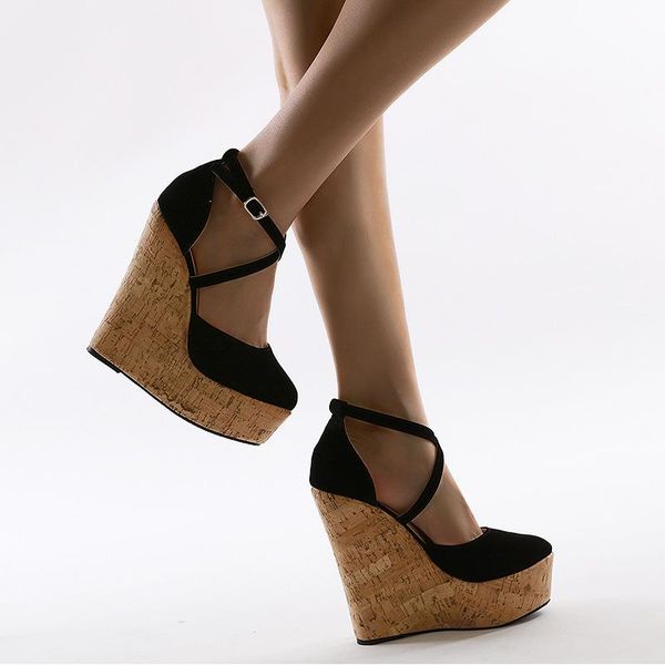 dress shoes woman pumps high-heeled sandals 2021 mix color round toe cover heel rubber wedge for striped platform, Black
dress shoes woman pumps high-heeled sandals 2021 mix color round toe cover heel rubber wedge for striped platform, Black