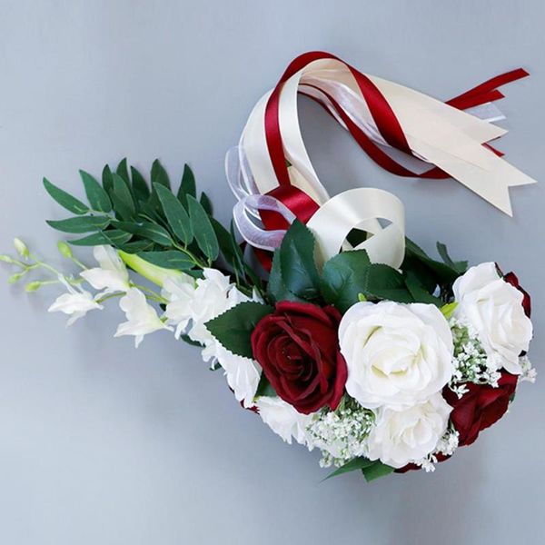 decorative flowers & wreaths 3 color festive artificial flower fashion romantic wedding party bouquet bridesmaid girl rose po props
decorative flowers & wreaths 3 color festive artificial flower fashion romantic wedding party bouquet bridesmaid girl rose po props