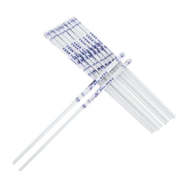 pairs blue and white porcelain chopsticks ceramic long chinese tableware for home restaurant (random pattern)
pairs blue and white porcelain chopsticks ceramic long chinese tableware for home restaurant (random pattern)