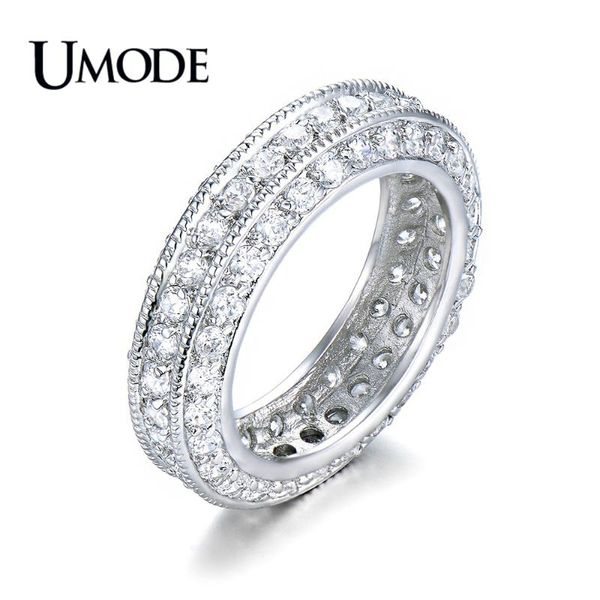 wedding rings umode brand fashion anel antique eternity for women jewelry white gold color cz bands bague femme gift aur0280, Slivery;golden
wedding rings umode brand fashion anel antique eternity for women jewelry white gold color cz bands bague femme gift aur0280, Slivery;golden