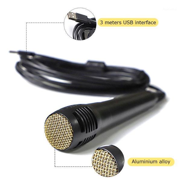 10ft usb wired microphone for switch wii u xbox ps5 ps4 pc game 3m interface1