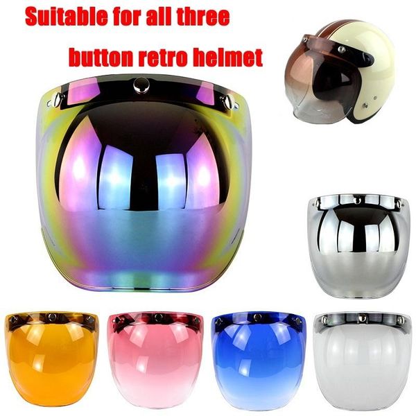 motorcycle helmet visor lens vintage general 3 button bubble visors mirror shield helmets
motorcycle helmet visor lens vintage general 3 button bubble visors mirror shield helmets