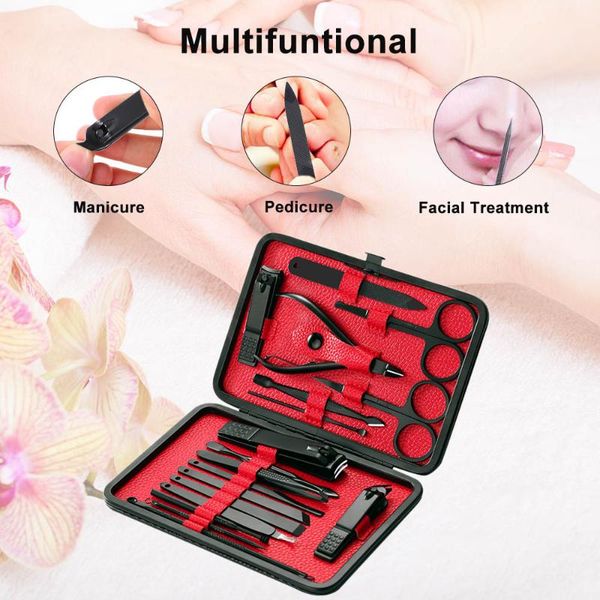 nail art kits abody 18pcs manicure set kit pedicure with trimmer clipper pusher ingrown file polish tweezer
nail art kits abody 18pcs manicure set kit pedicure with trimmer clipper pusher ingrown file polish tweezer