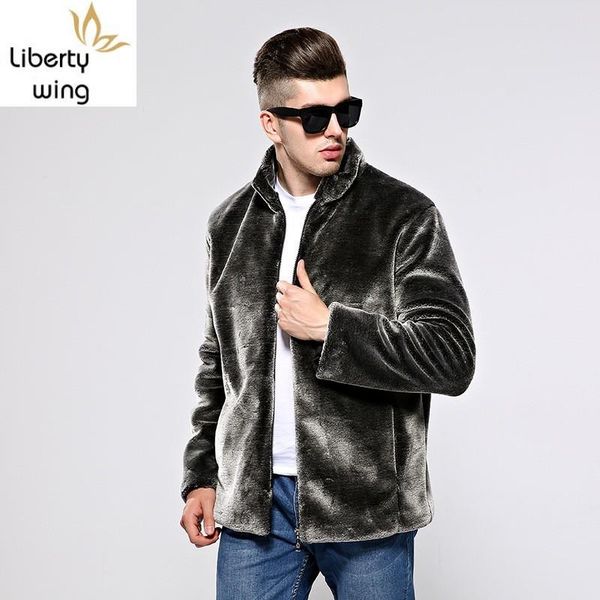 men's fur & faux winter mens slim fit business casual stand collar jacket male mink motorcycle coats zipper bomber jackets, Black
men's fur & faux winter mens slim fit business casual stand collar jacket male mink motorcycle coats zipper bomber jackets, Black