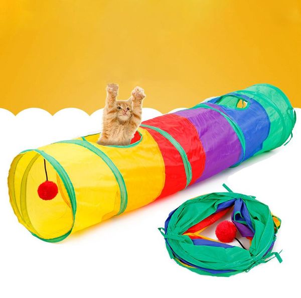 cat toys tunnel foldable storage hanging game ball environmental protection puzzle pet toy rainbow
cat toys tunnel foldable storage hanging game ball environmental protection puzzle pet toy rainbow