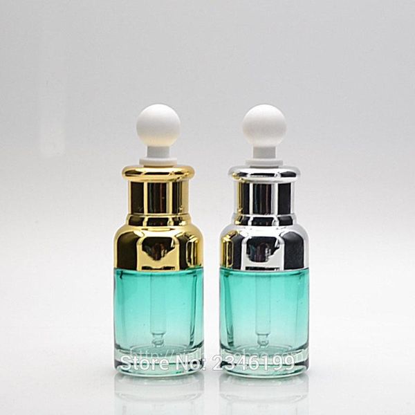 15pcs/lot light green glass bottles with golden silver dropper cosmetics essence serum packaging container storage & jars
15pcs/lot light green glass bottles with golden silver dropper cosmetics essence serum packaging container storage & jars