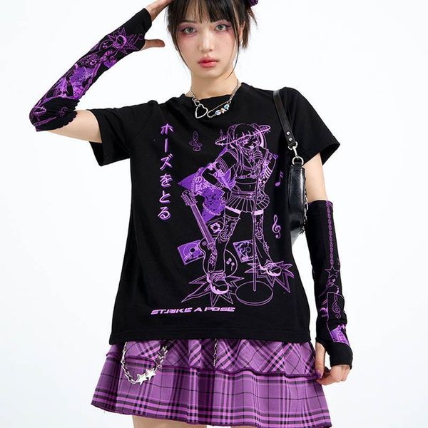 harajuku music girl print womens t shirts short black crop goth cotton sleeve tee female kawaii y2k mujer grunge, White
harajuku music girl print womens t shirts short black crop goth cotton sleeve tee female kawaii y2k mujer grunge, White