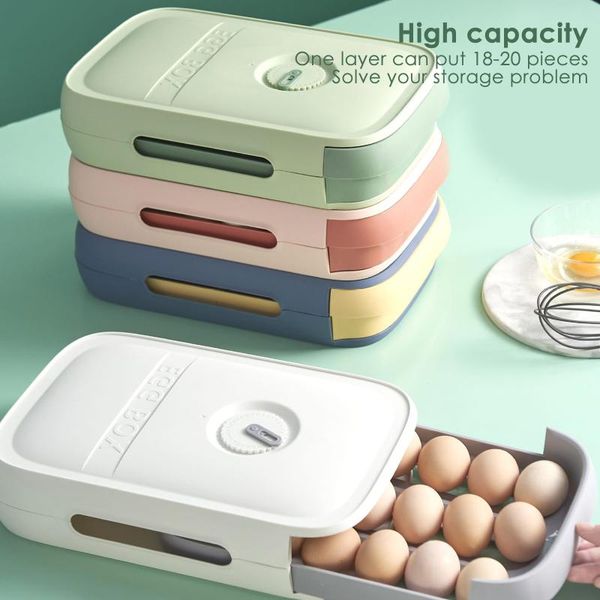 storage bottles & jars vogvigo drawer type egg box refrigerator rack holder container for 20 eggs bpa-plastic kitchen
storage bottles & jars vogvigo drawer type egg box refrigerator rack holder container for 20 eggs bpa-plastic kitchen