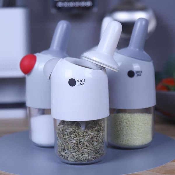 storage bottles & jars cartoon moisture-proof seasoning box plastic container bottle kitchen accessories household salt shaker pot
storage bottles & jars cartoon moisture-proof seasoning box plastic container bottle kitchen accessories household salt shaker pot