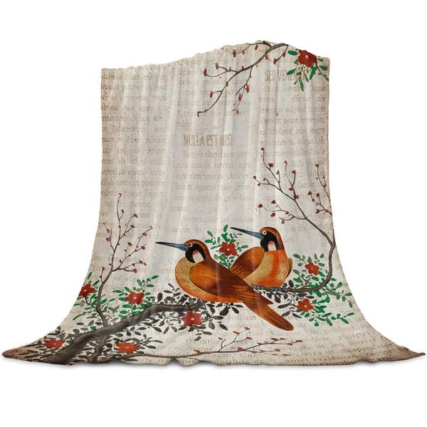 blankets flower bird plum blossom retro printed flannel throw blanket quilts keep warm sofa child home textiles family gift
blankets flower bird plum blossom retro printed flannel throw blanket quilts keep warm sofa child home textiles family gift