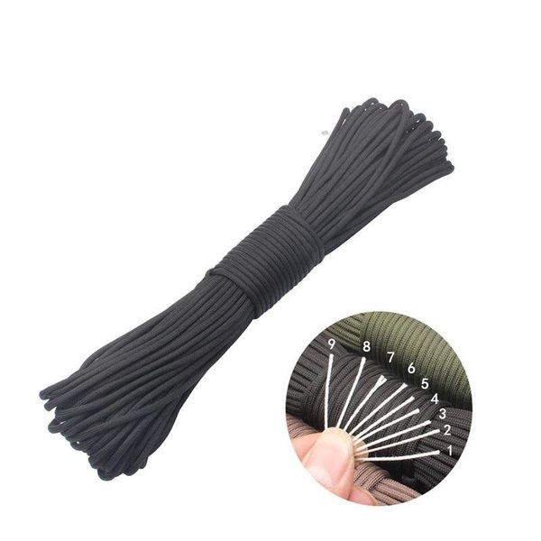 meters paracord parachute cord lanyard tent rope 9 strand core for hiking camping outdoor gadgets
meters paracord parachute cord lanyard tent rope 9 strand core for hiking camping outdoor gadgets