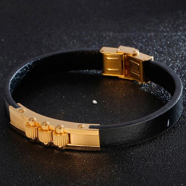 tennis classic 10mm wide adjustable genuine leather bracelet men gold/silver color stainless steel mens bracelets 2021 massive jewelry, Golden;silver
tennis classic 10mm wide adjustable genuine leather bracelet men gold/silver color stainless steel mens bracelets 2021 massive jewelry, Golden;silver