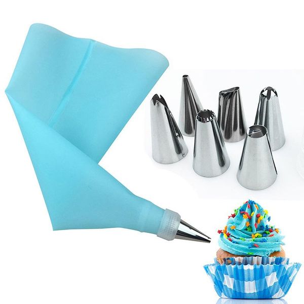 baking & pastry tools ch- diy 8 piece stainless kitchen set tool reusable 6 head steel bag decorating mouth piping tips icing
baking & pastry tools ch- diy 8 piece stainless kitchen set tool reusable 6 head steel bag decorating mouth piping tips icing