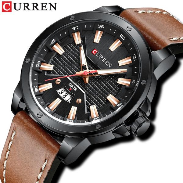 watches curren for men fashion quartz wristwatch with leather strap casual business clock male wristwatches, Slivery;brown
watches curren for men fashion quartz wristwatch with leather strap casual business clock male wristwatches, Slivery;brown