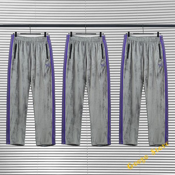 men's pants gray sweatpants with needles and butterfly, veet pants for men women, Black
men's pants gray sweatpants with needles and butterfly, veet pants for men women, Black