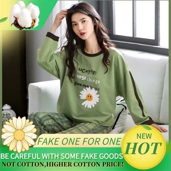 spring autumn 100%cotton elegant women's pajama sets pyjamas cartoon print sleepwear long pijama mujer nightsuit home lounge 211215, Black;red
spring autumn 100%cotton elegant women's pajama sets pyjamas cartoon print sleepwear long pijama mujer nightsuit home lounge 211215, Black;red