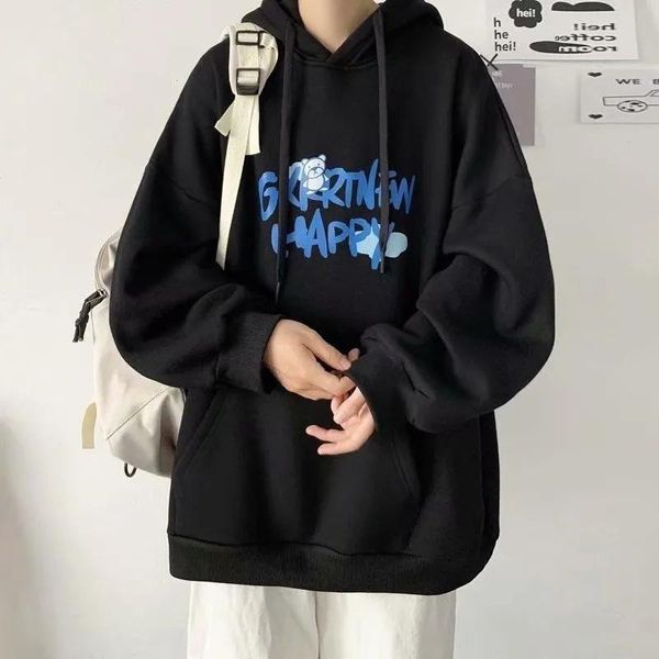 women's hoodies & sweatshirts kawaii bear letter print pocket couple hoodie oversize harajuku casual y2k women gothic youth friend pu, Black
women's hoodies & sweatshirts kawaii bear letter print pocket couple hoodie oversize harajuku casual y2k women gothic youth friend pu, Black