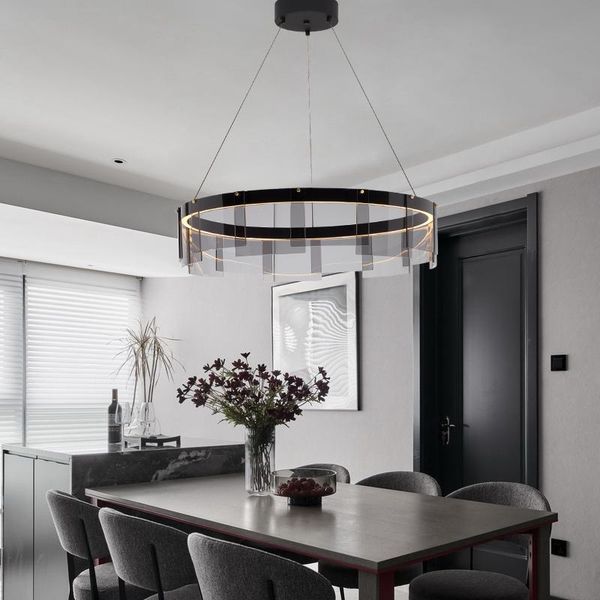 pendant lamps modern black metal led chandelier lighting gray glass living room light bedroom hanging lamp fixtures
pendant lamps modern black metal led chandelier lighting gray glass living room light bedroom hanging lamp fixtures