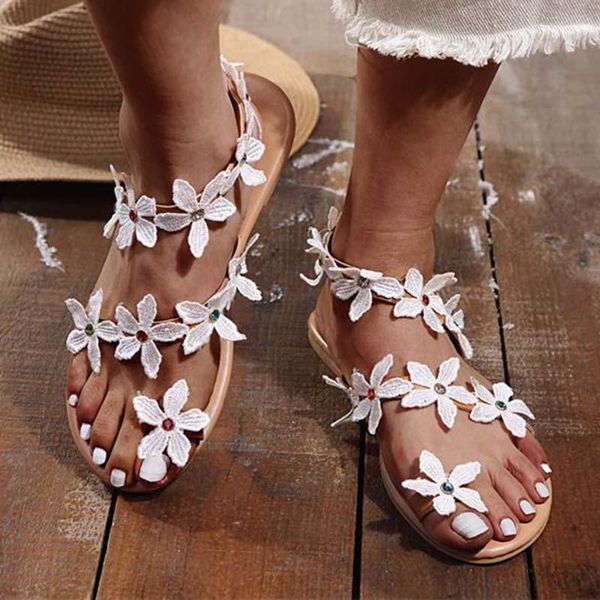 women sandals bohemia shoes for female outdoor flower flats woman summer platform plus size 35-43, Black
women sandals bohemia shoes for female outdoor flower flats woman summer platform plus size 35-43, Black
