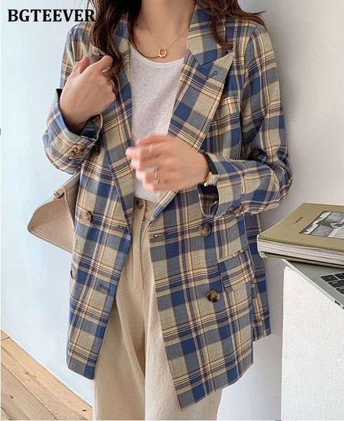 blazers new vintage double breasted plaid blazer for women 2021 spring chic notched collar loose female suit jackets 2kal, White;black
blazers new vintage double breasted plaid blazer for women 2021 spring chic notched collar loose female suit jackets 2kal, White;black