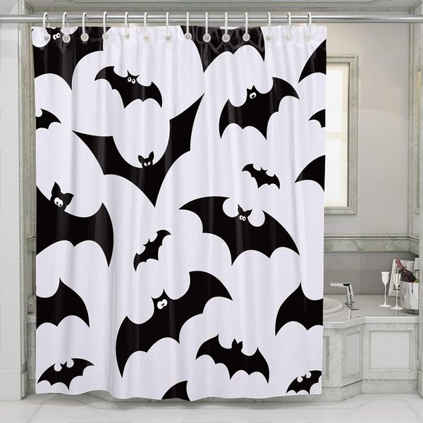 shower curtain halloween black bat bathroom bath curtains decoration extra long 72 x 78 inch with 12 hooks
shower curtain halloween black bat bathroom bath curtains decoration extra long 72 x 78 inch with 12 hooks