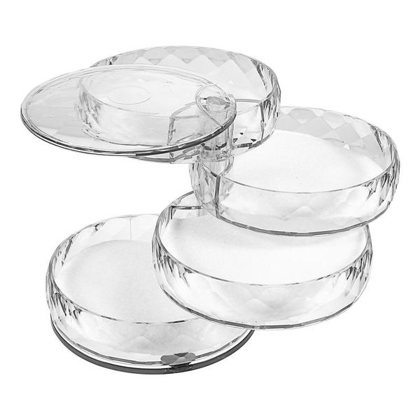 creative 4 layers rotatable plastic jewelry container case earrings ring necklace storage box bracelets holder organizer boxes & bins
creative 4 layers rotatable plastic jewelry container case earrings ring necklace storage box bracelets holder organizer boxes & bins
